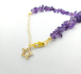 Amethyst Chips Bracelet