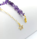 Amethyst Chips Bracelet