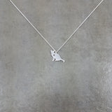 Cat Silver Necklace