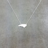 North Carolina State Silver Necklace