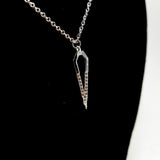 Icicle Silver Necklace