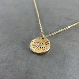All-Seeing Eye Pendant Gold Necklace