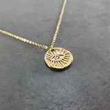 All-Seeing Eye Pendant Gold Necklace