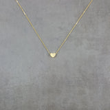 Heart Tiny Gold Necklace