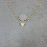 Heart Tiny Gold Necklace
