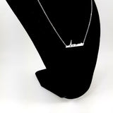 Paris Skyline Silver Necklace