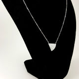 Pizza Slice Silver Necklace