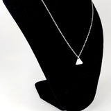 Paper Airplane Silver Necklace