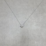 Orizuru Origami Crane Silver Necklace