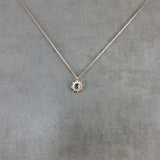 Sun Moon Rose Gold Necklace