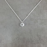 Sun Moon Silver Necklace