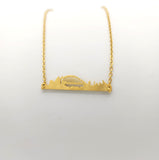 Sydney Skyline Gold Necklace