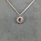 Sun Moon Rose Gold Necklace