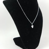 Fleur de Lis Silver Necklace