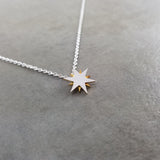 Star Sun Silver Necklace