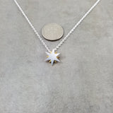 Star Sun Silver Necklace