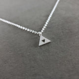 Triforce Silver Necklace