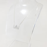 Taj Mahal Silver Necklace