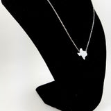 Texas State Silver Necklace