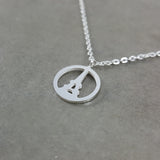 Eiffel Tower Silver Necklace