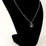 Eiffel Tower Silver Necklace