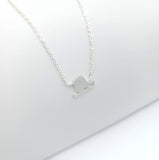 Santas Sleigh Silver Necklace