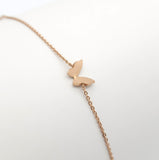 Butterfly Rose Gold Bracelet