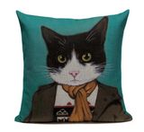 Cat Scarf Jacket Pillow CAT10