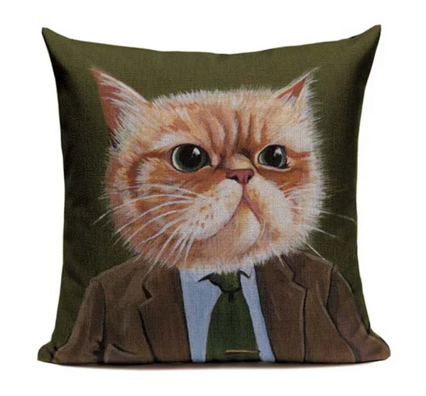 Cat Suit Pillow Cover CAT11