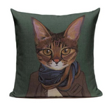 Cat Scarf Jacket Pillow CAT9