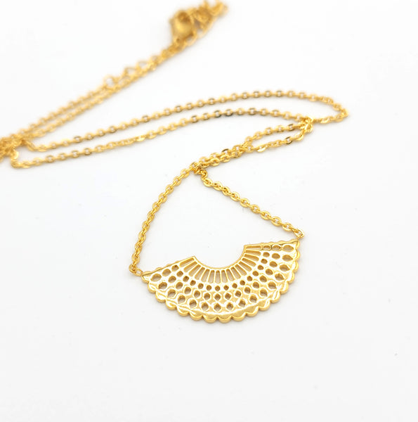 Egyptian Broad Collar Gold Necklace