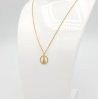Eiffel Tower Gold Necklace