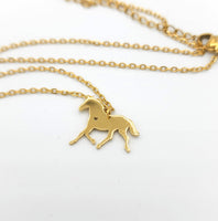 Horse Gold Necklace