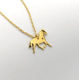 Horse Gold Necklace