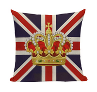 United Kingdom Crown Flag Pillow Cover L13