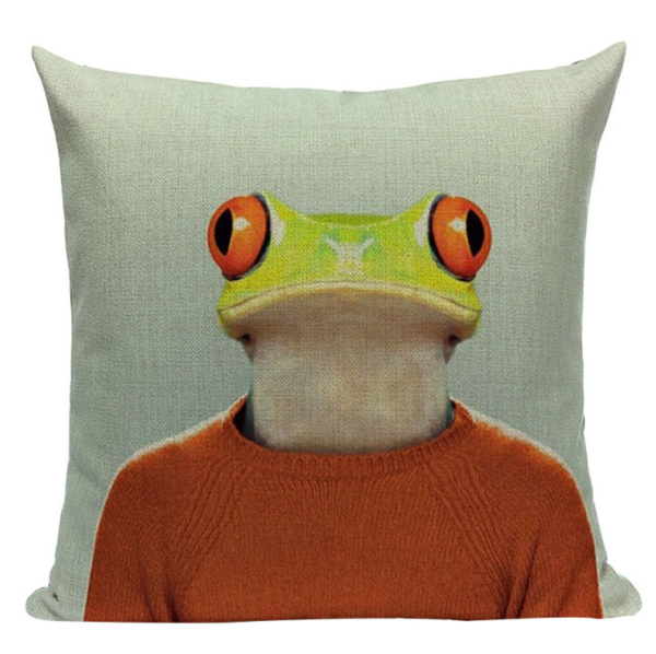 Gecko Animal Pillow Cover A10