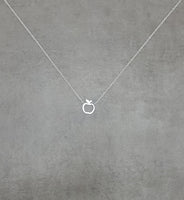 Apple Silver Necklace