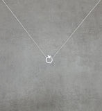 Apple Silver Necklace