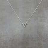 Reindeer Antler Silver Necklace