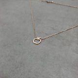 Apple Rose Gold Necklace