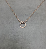 Apple Rose Gold Necklace