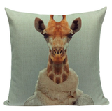 Giraffe Animal Pillow A6