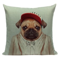 Pug Animal Pillow A8