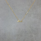 Aloha gold chain necklace