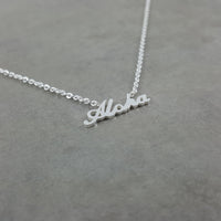 Aloha Silver Necklace