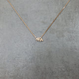 Bear Rose Gold Necklace