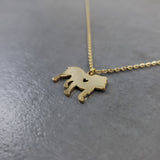 Bulldog Gold Necklace
