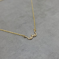 Breast Cancer Awareness Gold Necklace