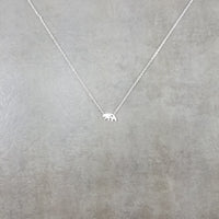 Bear Silver Necklace