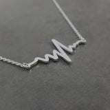 Heartbeat Silver Necklace